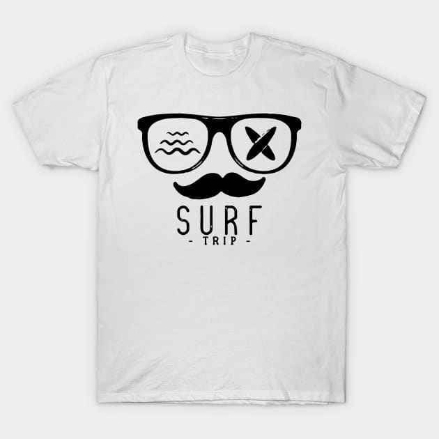 Surf Trip T-Shirt by Raintreestrees7373